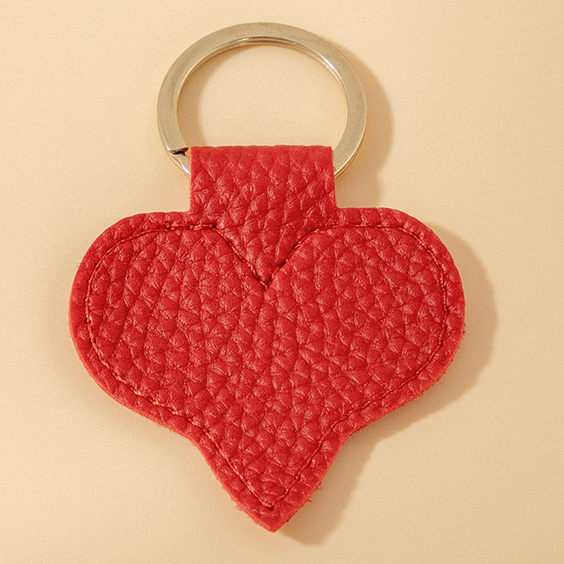 Wholesale Maple Leaf Leather Key Leather Metal Keychain